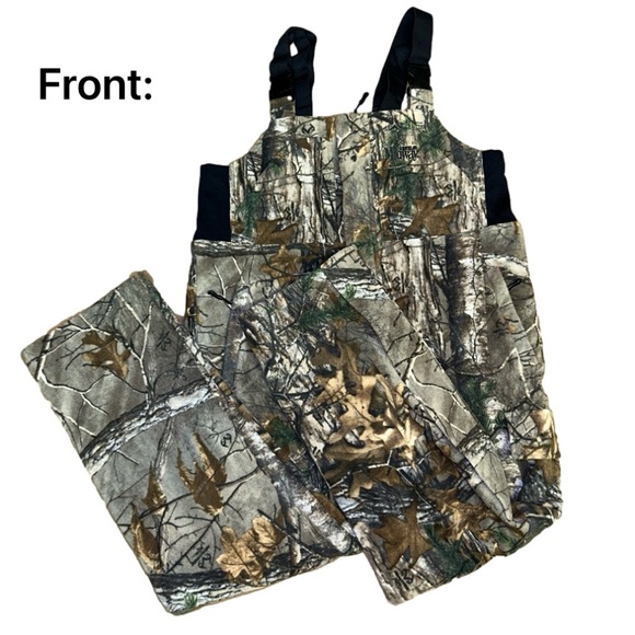 MidwayUSA Men's discontinued Hunter's Creek Bibs Realtree EDGE size Large✨ - Picture 8 of 11